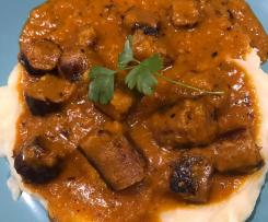 Our favourite Curried Sausages