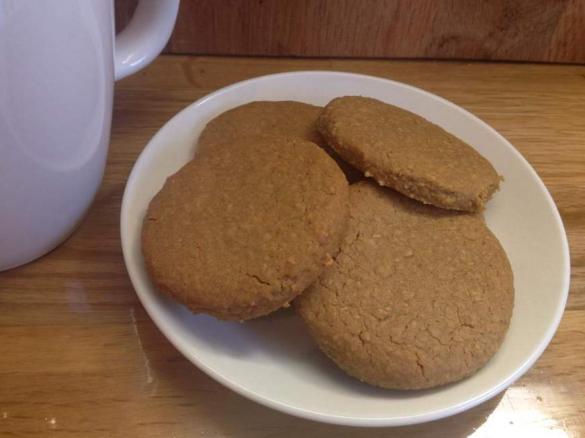 Spicy Wholemeal Gingernuts 