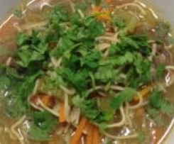 Asian Inspired Beef Noodle Soup