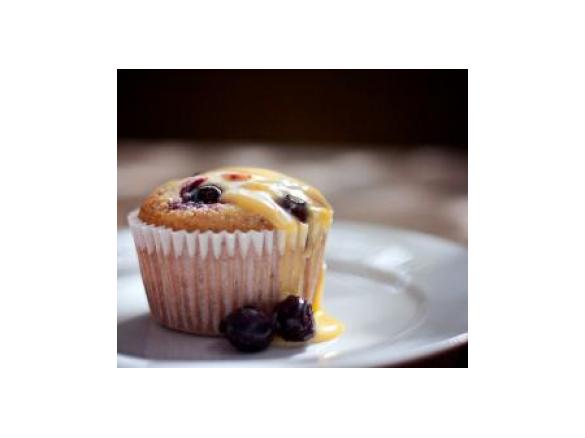 Lemon Curd & Blueberry Friands