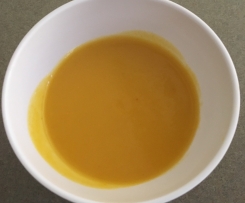 Honey roasted pumpkin soup