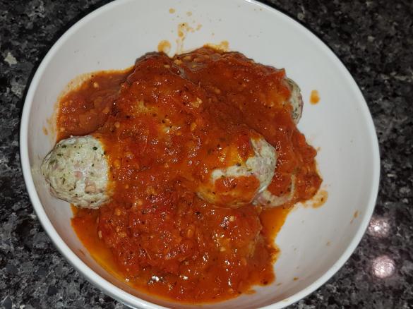 Ham and Chicken Meatballs