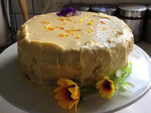 White Chocolate Mud Cake