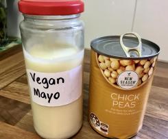 Vegan Mayonnaise with Aquafaba
