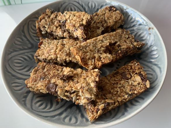 Choc Cranberry Muesli Bars