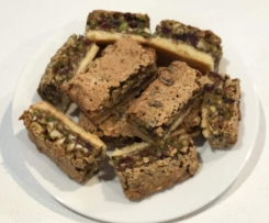 Cranberry and Nut Slice