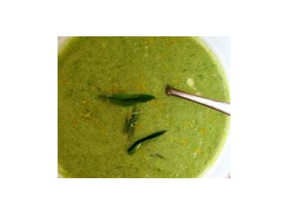 Chilled Pea & Yoghurt Soup