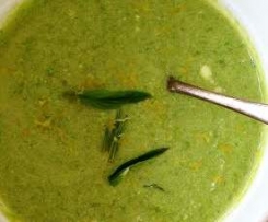 Chilled Pea & Yoghurt Soup