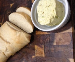 Pistachio & parmesan butter with truffle oil