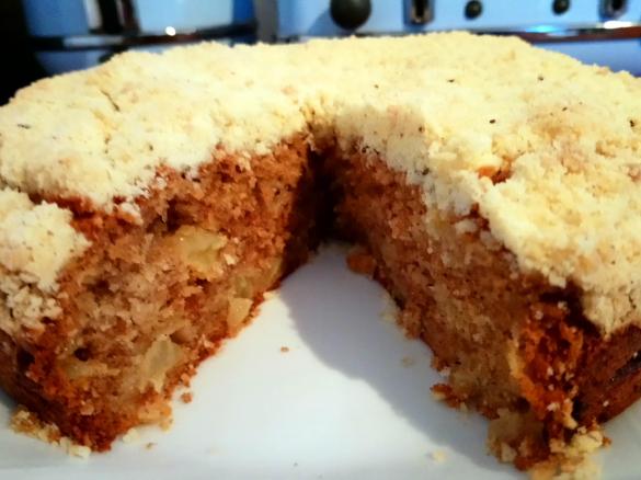 GF Apple Crumble Cake. Modified from Irish Apple Crumble Cake thanks Donal Skehan!