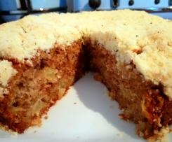 GF Apple Crumble Cake. Modified from Irish Apple Crumble Cake thanks Donal Skehan!