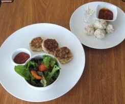 Chicken Patties with Fetta and Lemon Thyme