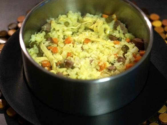 "Un-Fried Cauli Rice" - Paleo, GAPS, Gluten & Grain Free, Vego option