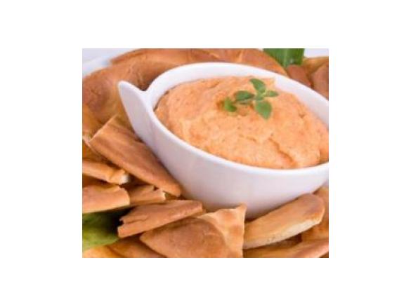 Roasted Red Capsicum Cream Cheese Dip