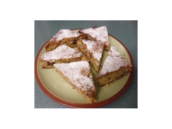 White chocolate, raspberry and macadamia blondies