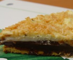 Macadamia Choc Coconut Pie