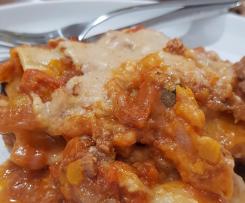 Pumpkin lasagne
