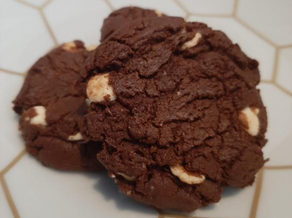 The best double chocolate chip cookies