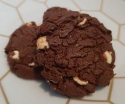 The best double chocolate chip cookies