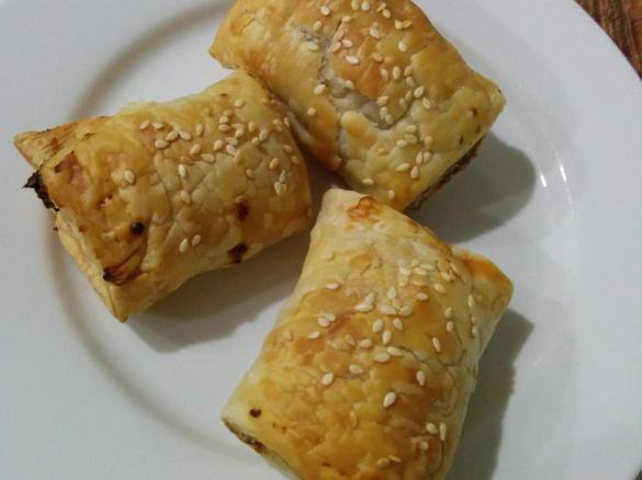 Vegetarian Sausage Rolls (nut free)