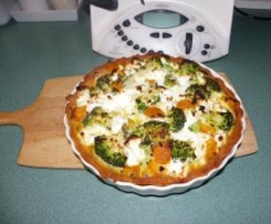 Gluten Free Roast Vegetable Quiche
