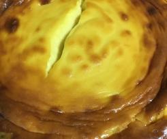 Variation mango passionfruit baked cheesecake