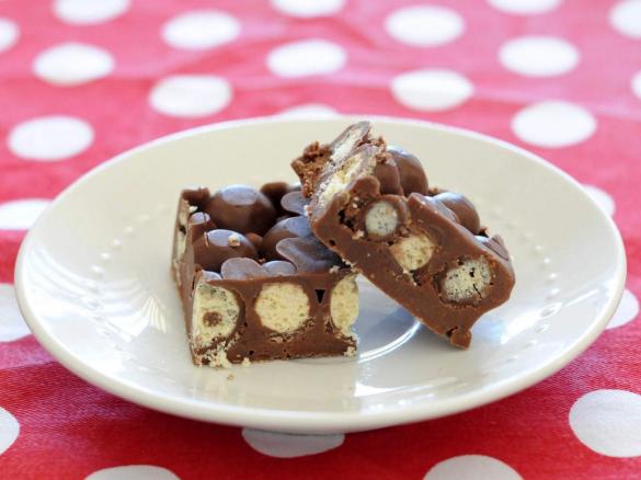 Chocolate Malteser Fudge