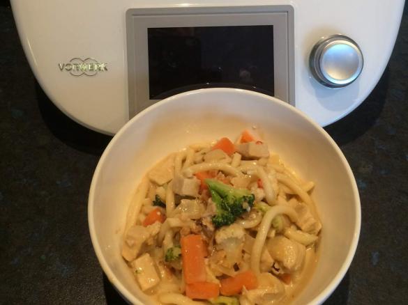 Satay Chicken with Udon Noodles