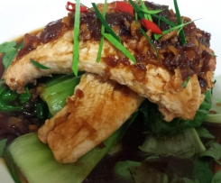 Asian Salmon with Bok Choy