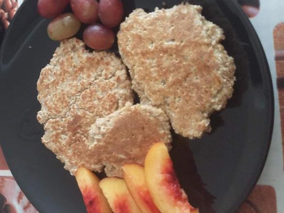 Porridge oats pancakes