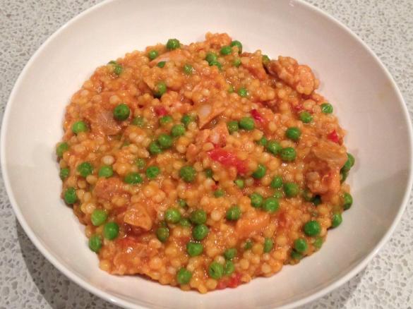 Spanish Chicken & Pearl Cous Cous Risotto