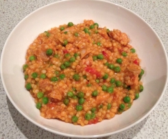 Spanish Chicken & Pearl Cous Cous Risotto