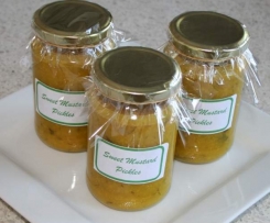 Sweet Mustard Pickles