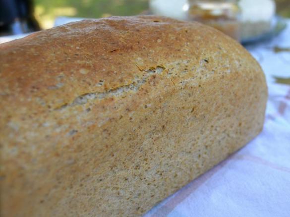 Extra large wholemeal bread loaf