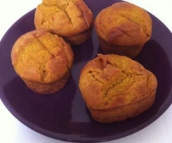 GF SF pumpkin cupcakes