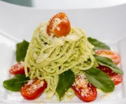Pasta with Artichoke Parmesan Pesto
