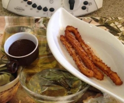 Churros with Chocolate Sauce
