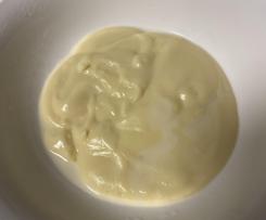 Custard with Protein Powder