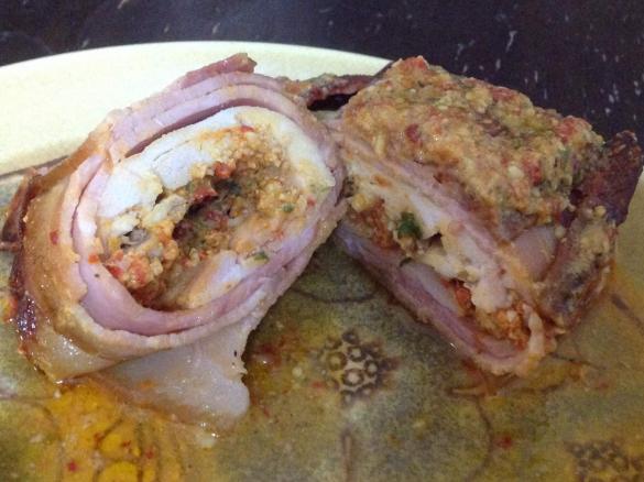 Roasted Capsicum and Camembert Chicken 