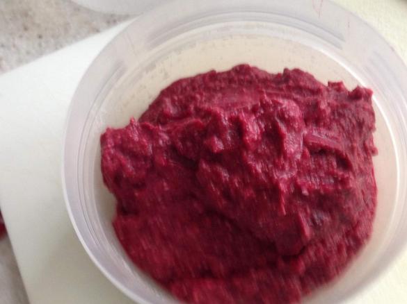 Beetroot, Parmesean and cashew dip