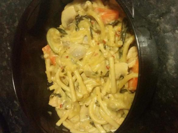 Clone of Creamy Sweet Chilli Chicken with Pasta