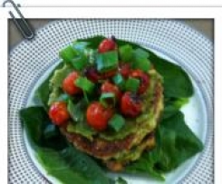 Paleo zucchini and carrot fritters