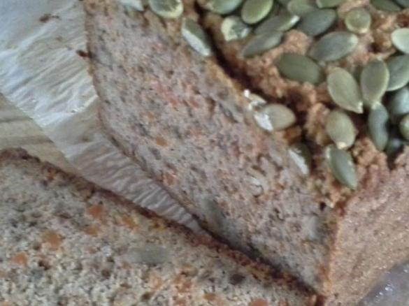 Gluten Free Carrot and Walnut Bread