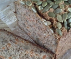 Gluten Free Carrot and Walnut Bread