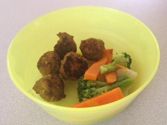 Easy baby meatballs 9mths +