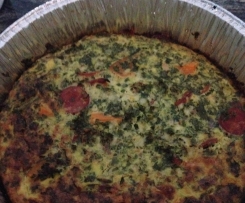 Bacon, Chorizo & Vegetable Frittata