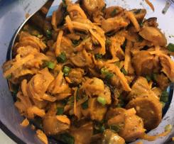 Sweet Potato Salad with honey mustard dressing