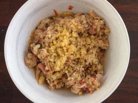 Paleo cauliflower rice risotto 