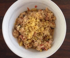 Paleo cauliflower rice risotto 