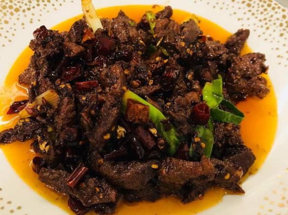 Spicy beef